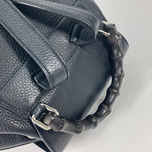 GUCCI Authentic Black Bamboo Backpack main image 10